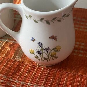 Floral Ceramic Pitcher